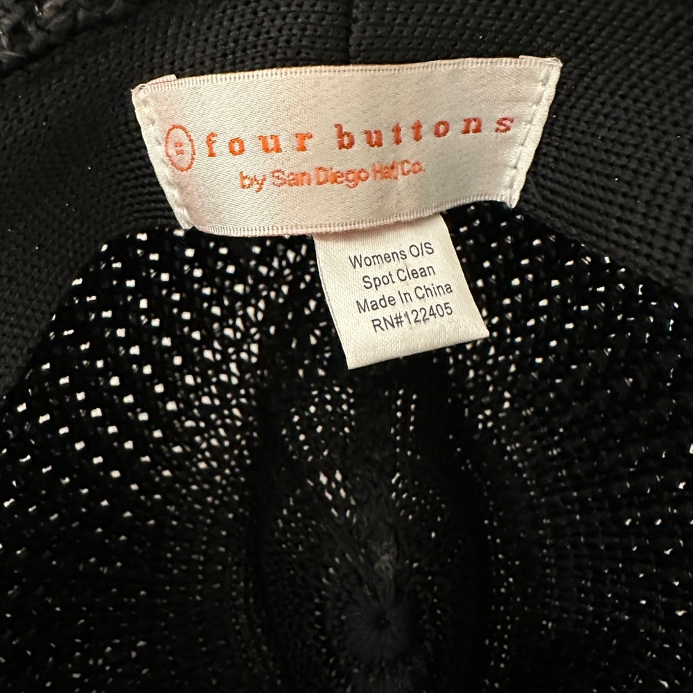 Four Buttons Hat - Picture 2 of 5